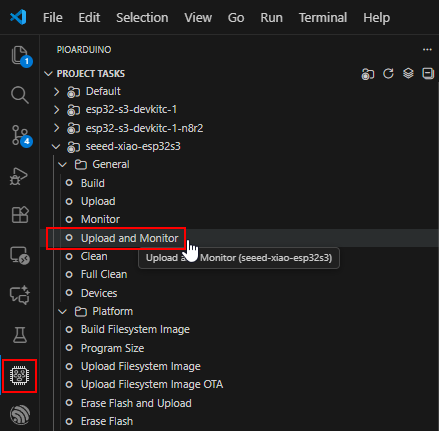 Execute Upload and Monitor